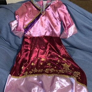 Disney Princess Mulan - Deluxe Child Dress Up Costume - Size Medium 7-8 M